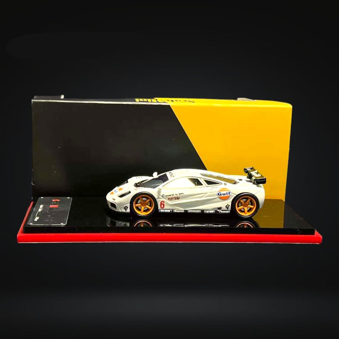 McLaren F1 GTR Gulf Livery #6 Resin Model Limited to 399 PCS 1:64 by Scale Mini Package View 2