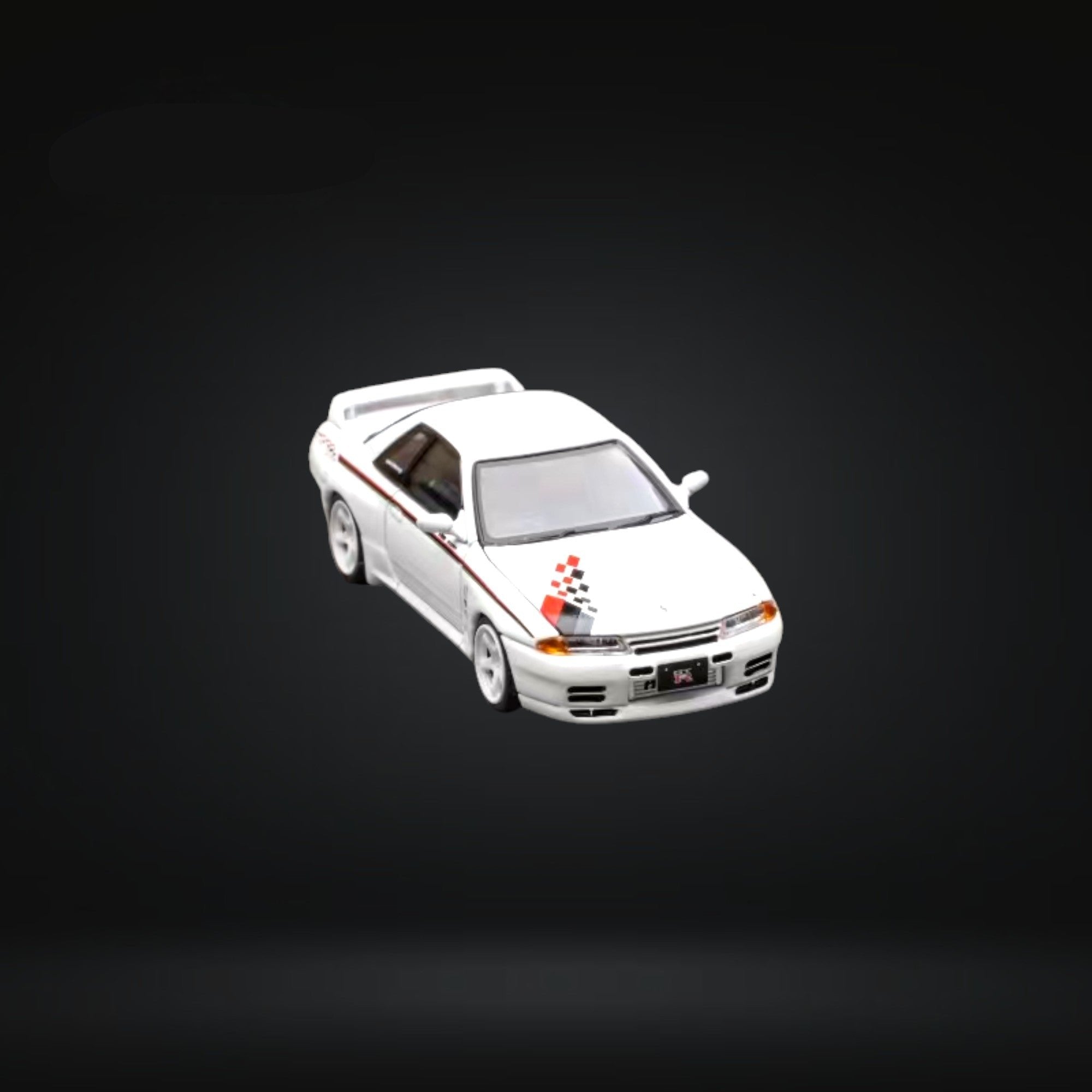 Nissan Skyline R32 GT-R 3rd Gen Nismo S-Tune White Nismo Livery 1:64 by  Focal Horizon