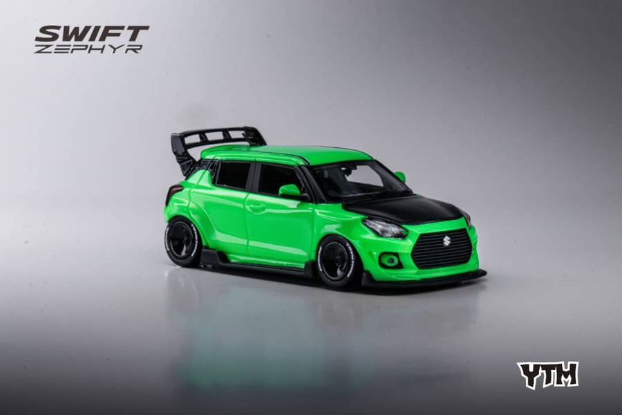 Suzuki Swift 3rd Gen Zephyr Modified Version Rear Engine Concept GREEN 1:64 by YTM