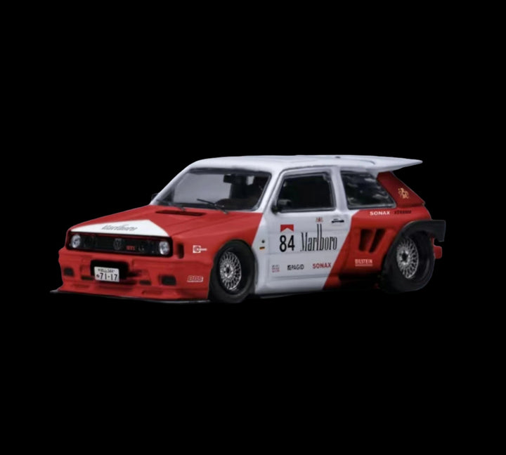 Volkswagen VW GTI MK2 Marlboro Livery Low Stance 1:64 by Liberty64