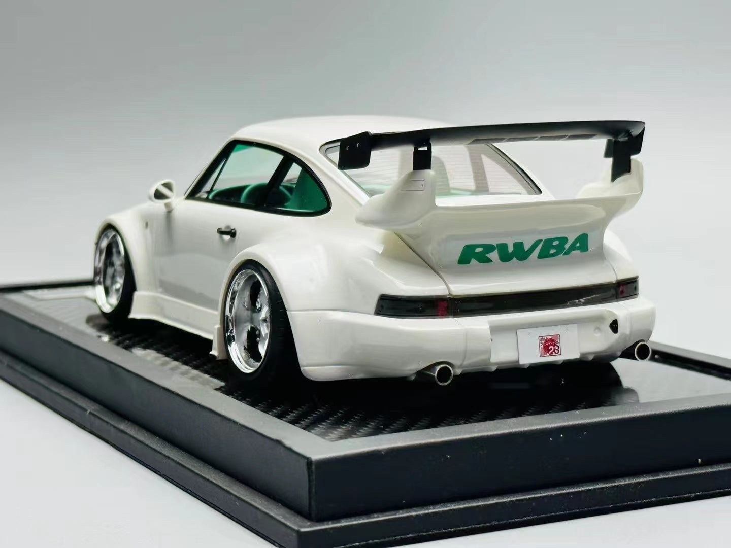 Porsche RWB 964 Slantnose White With Tiffany Green Interior Limited to –  Big Boy Toys