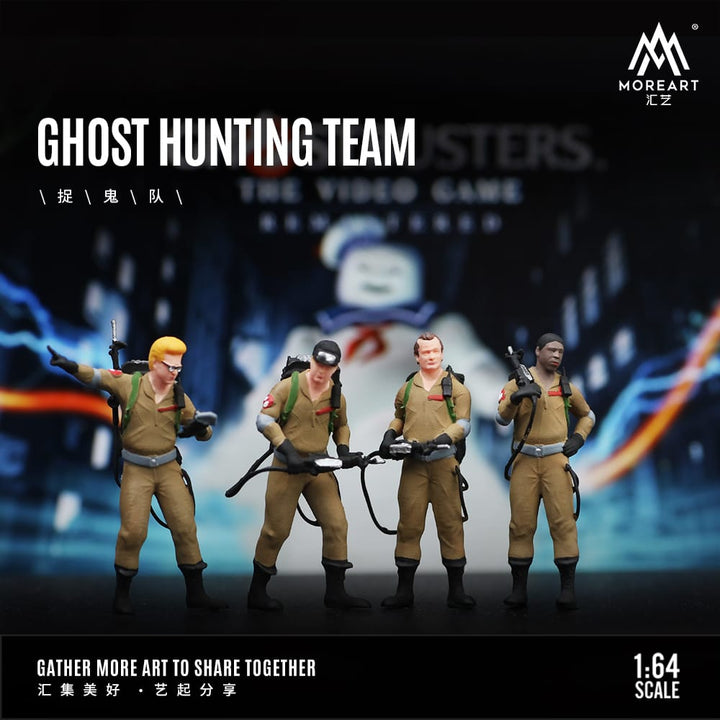 Ghostbusters Resin Figures (4 Figures Included) 1:64 by MoreArt MO002002