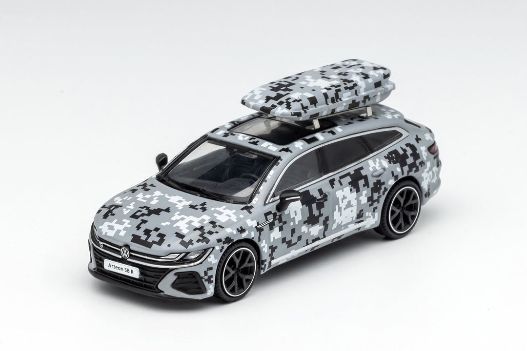 Volkswagen Arteon R Grey Urban Camouflage 1:64 by GCD KS-030-202