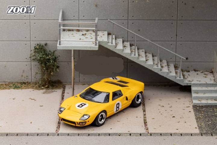 Ford GT40 MK1 Yellow #8 1:64 by Zoom