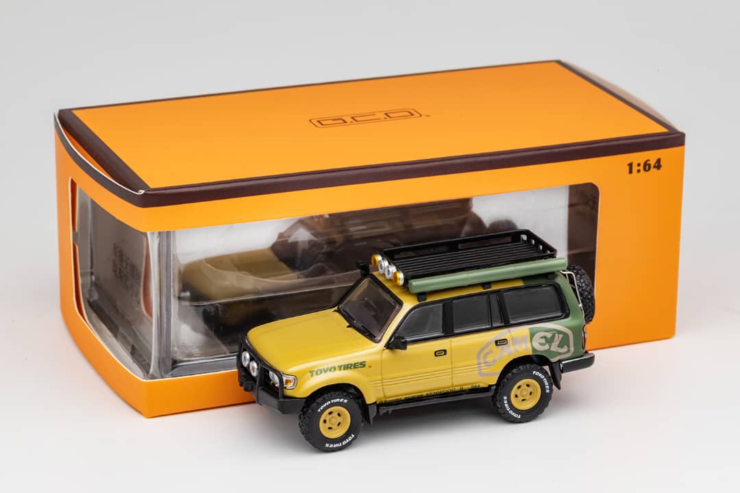 Toyota Land Cruiser LC80 Camel Cup Version With Accessories 1:64 by GCD 6