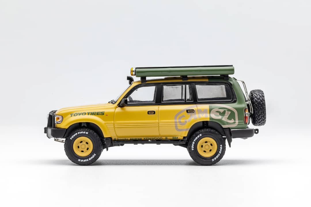 Toyota Land Cruiser LC80 Camel Cup Version With Accessories 1:64 by GCD 4