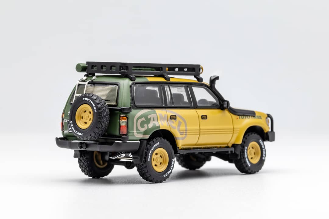 Toyota Land Cruiser LC80 Camel Cup Version With Accessories 1:64 by GCD 5