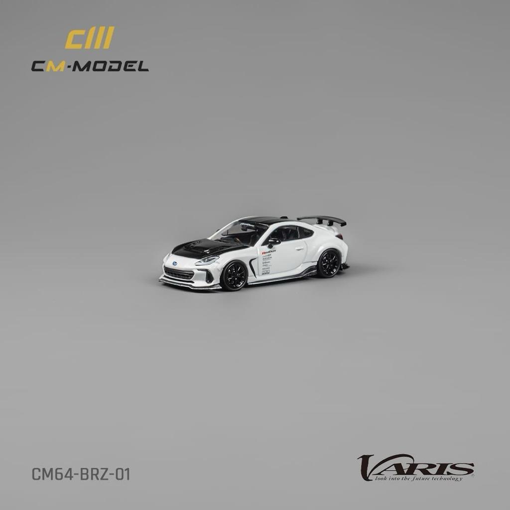 Subaru BRZ Varis BRZ ARISING-1 in White 1:64 by CM Model CM64-BRZ-01