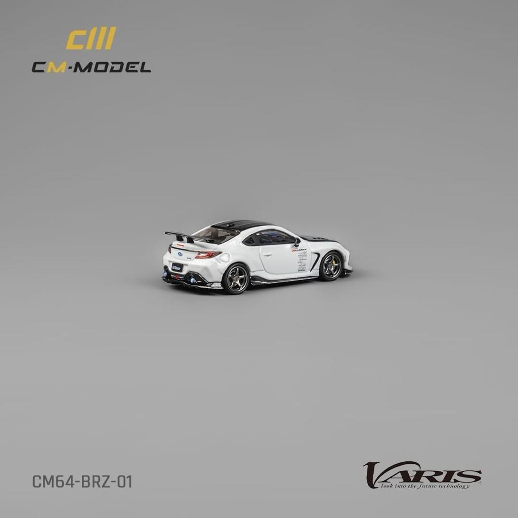 Subaru BRZ Varis BRZ ARISING-1 in White 1:64 by CM Model CM64-BRZ-01