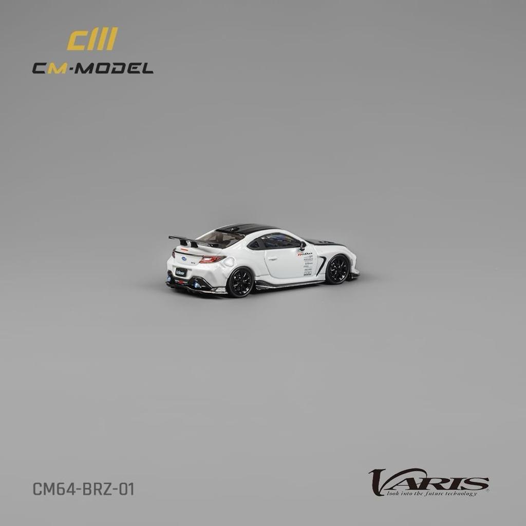 Subaru BRZ Varis BRZ ARISING-1 in White 1:64 by CM Model CM64-BRZ-01