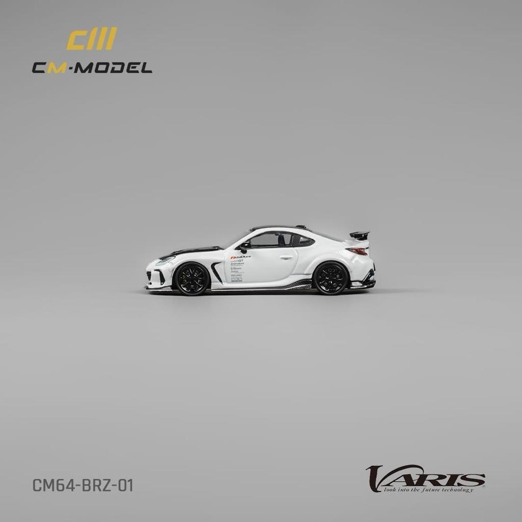 Subaru BRZ Varis BRZ ARISING-1 in White 1:64 by CM Model CM64-BRZ-01