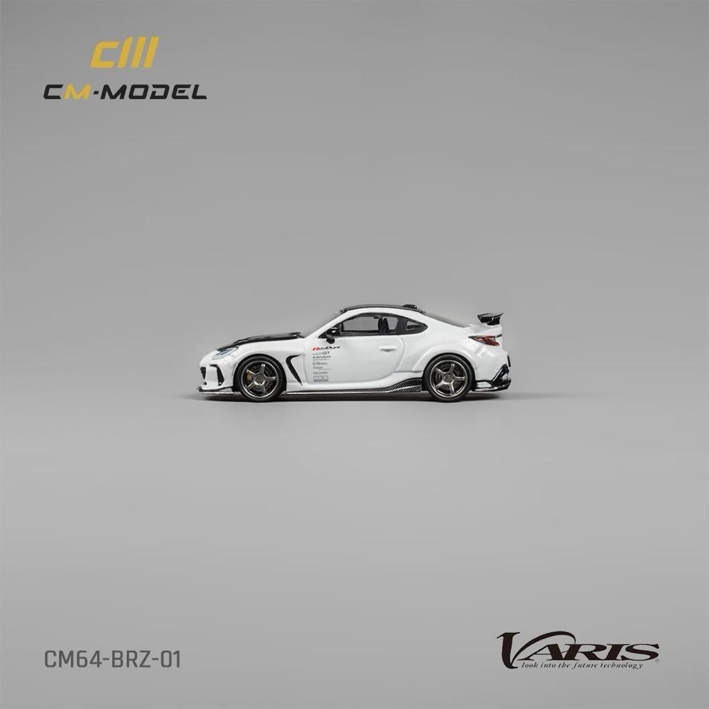 Subaru BRZ Varis BRZ ARISING-1 in White 1:64 by CM Model