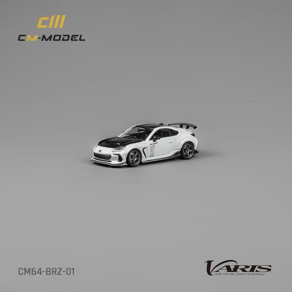 Subaru BRZ Varis BRZ ARISING-1 in White 1:64 by CM Model