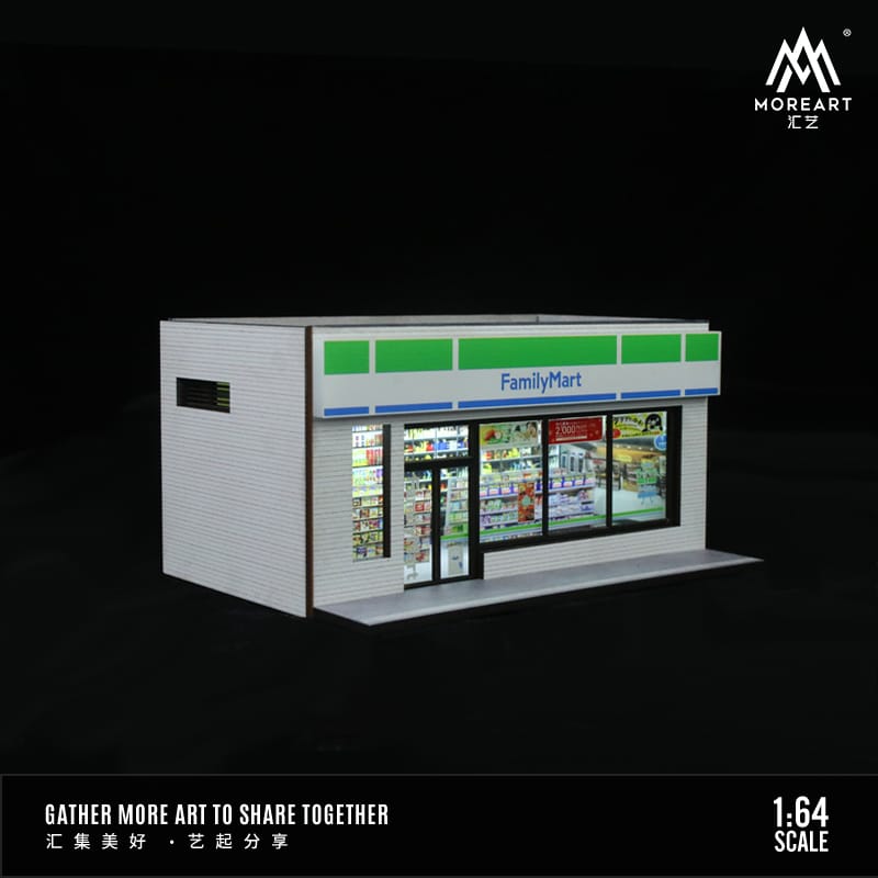 FamilyMart Convenience Store Diorama 1:64 by MoreArt MO941101