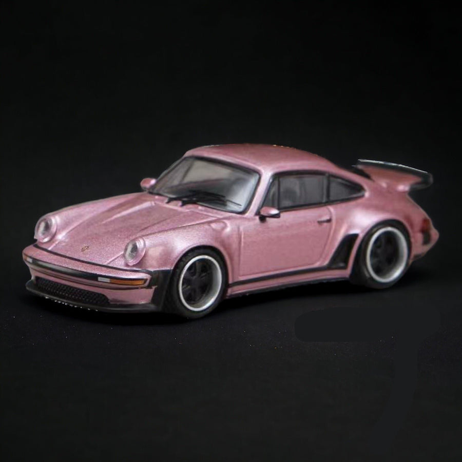 Porsche Singer 930 Turbo Study Ghost Player Custom Pink 1:64 by HobbyFans