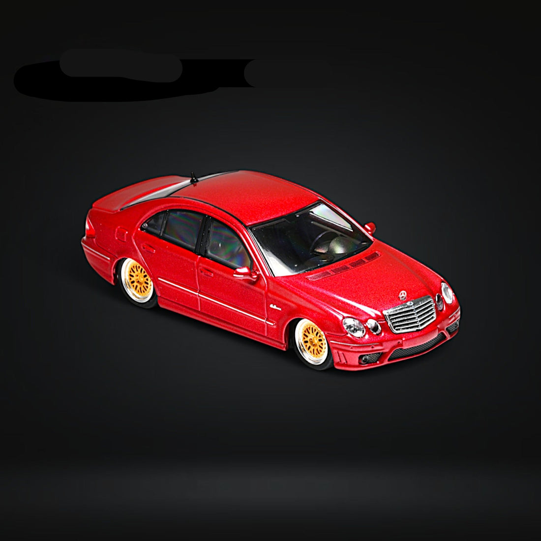 Mercedes-Benz E63 AMG W211 Lowered in Red Limited to 299 Pcs 1:64 by MK Model 2