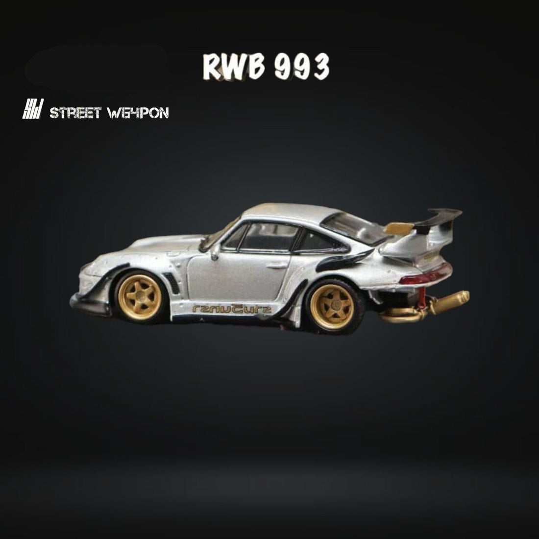 Porsche RWB 993 Heavenly Livery 1:64 by Street Weapon Driver Side View