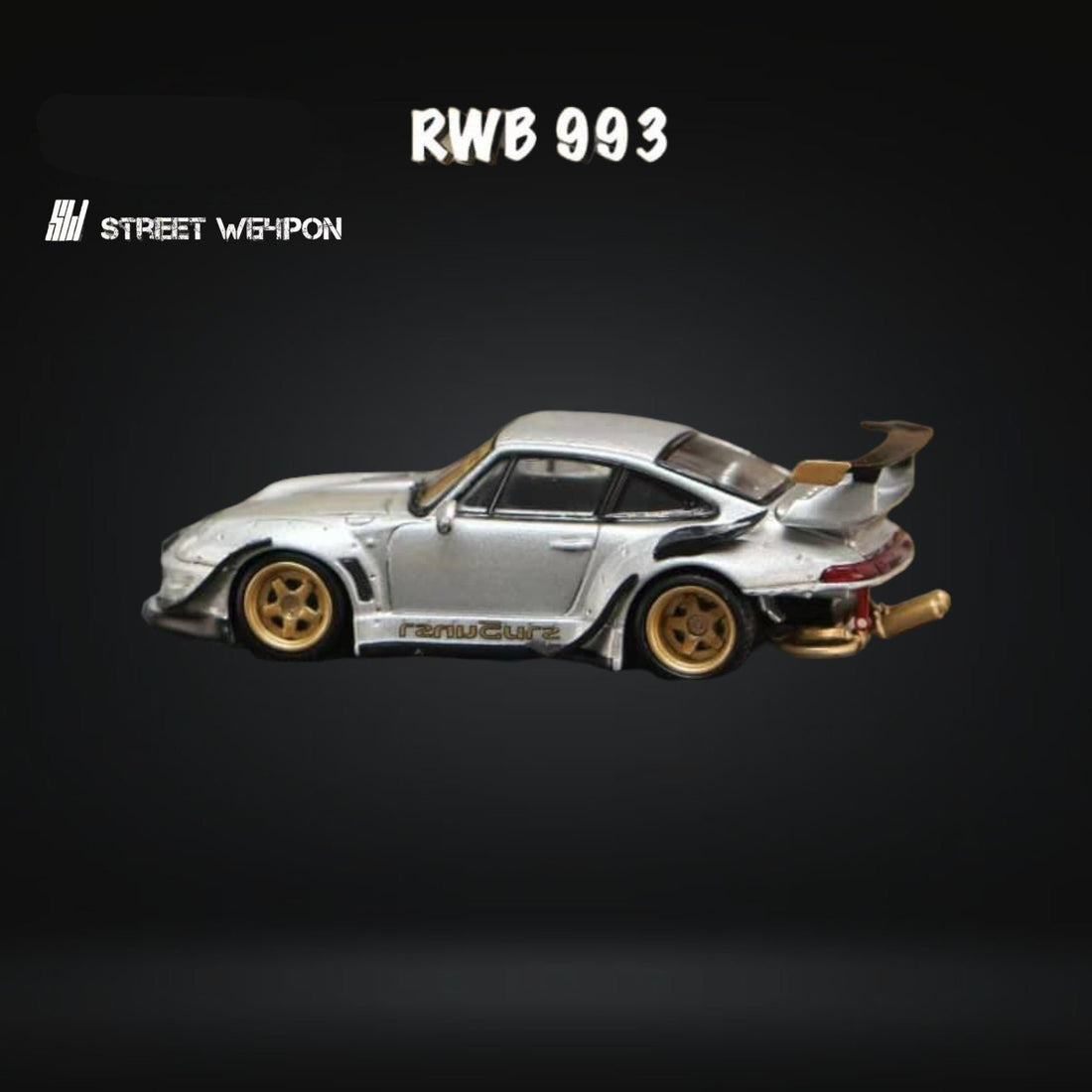 Porsche RWB 993 Heavenly Livery 1:64 by Street Weapon Driver Side View 2