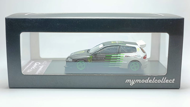 Honda Civic EG6 Monster Livery Diecast 1:64 by MC Package View