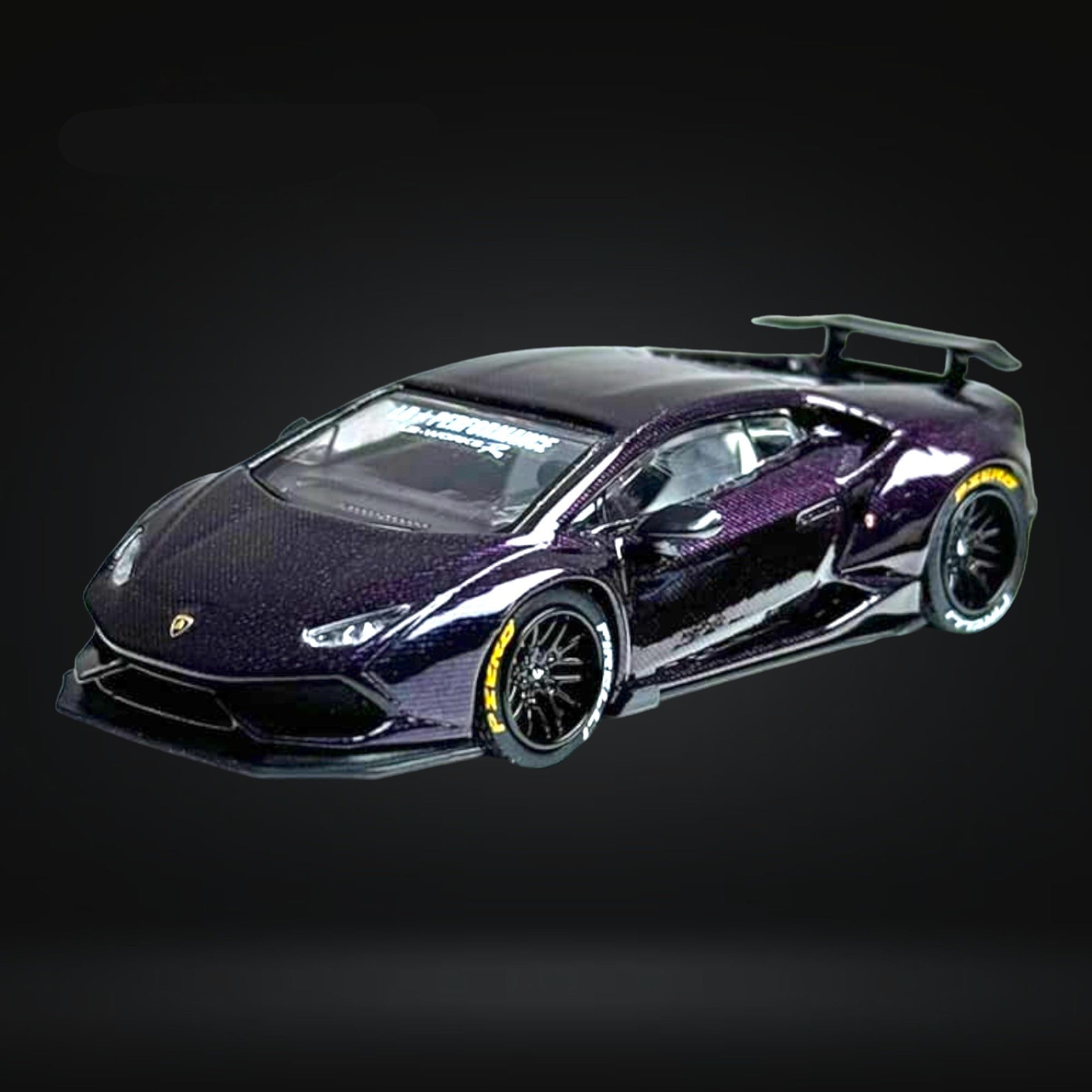 Lamborghini Huracan LP610 LB 1.0 Purple Carbon Fiber 1:64 by King