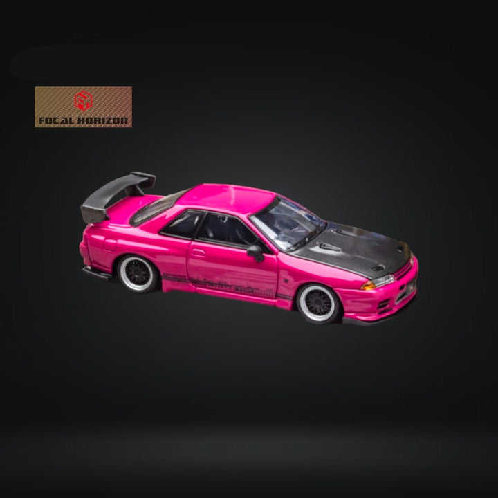 Nissan Skyline GT-R R32 Top Secret Pink 1:64 by Focal Horizon