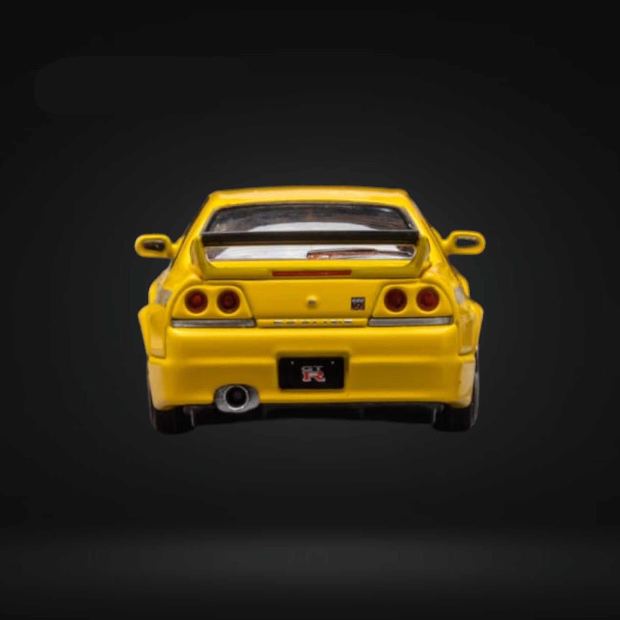 Nissan Skyline R33 GT-R 4TH Gen 400R in Yellow Openable Hood 1:64