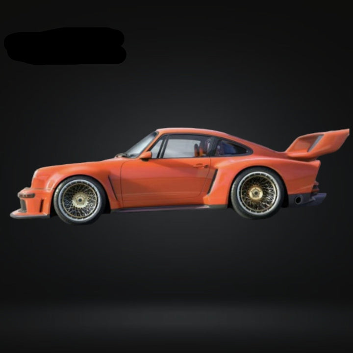 Porsche Singer DLS Turbo Orange 1:64 by FindClassically