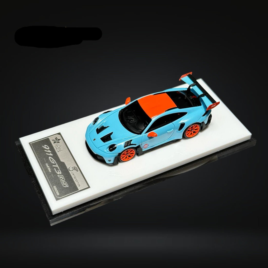 Porsche 911 (992) GT3 RS in Gulf Livery 1:64 by FuelMe