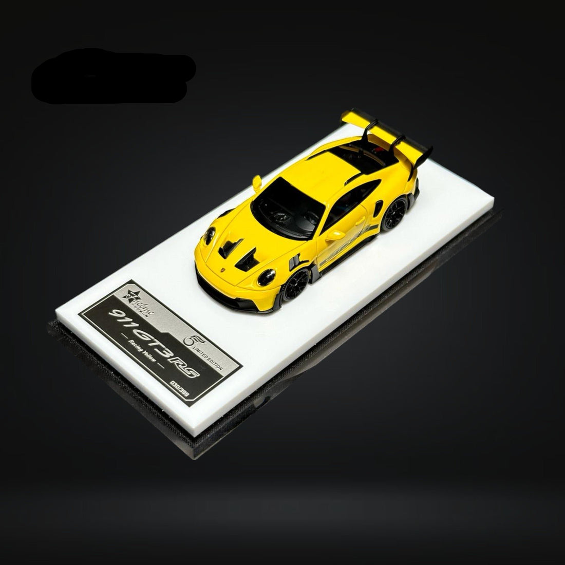 Porsche 911 (992) GT3 RS in Racing Yellow 1:64 by FuelMe