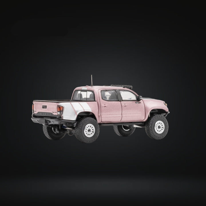 Toyota TACOMA Pickup Truck Light Pink 1:64 KS-060-374 by GCD Rear View