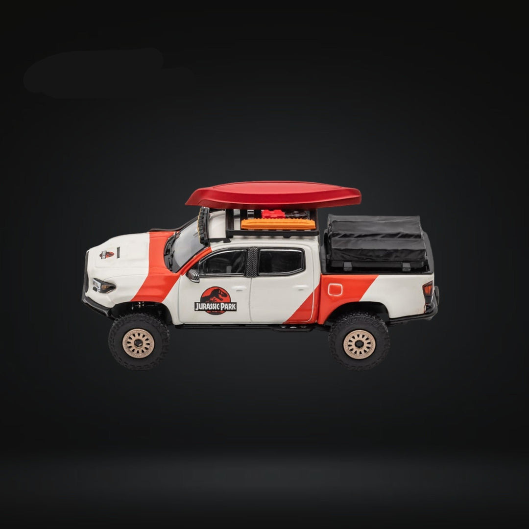 Toyota TACOMA Pickup Truck Jurassic Park Livery 1:64 KS-060-377 by GCD Top View