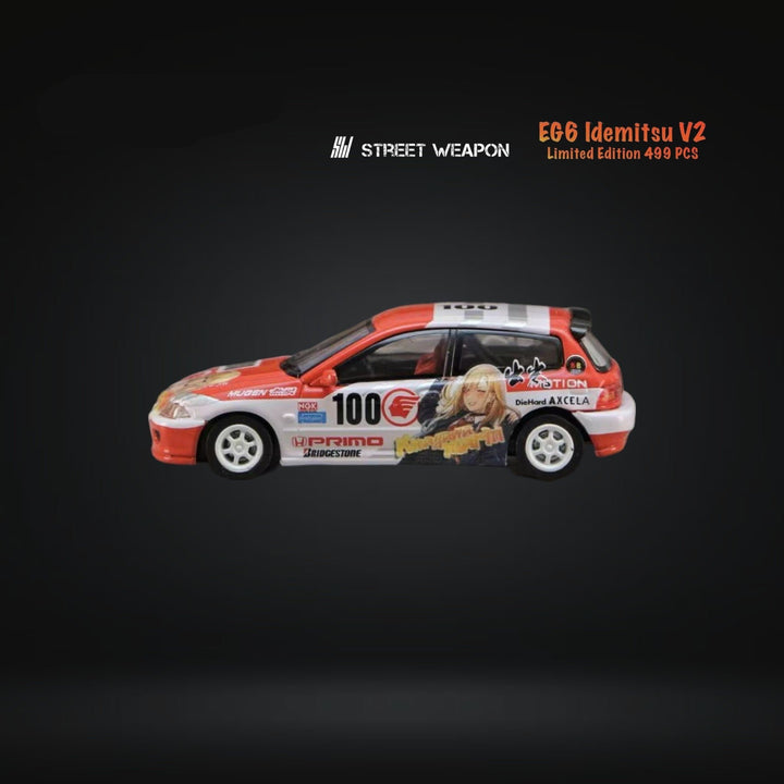 Honda Civic EG6 Idemitsu V2 1:64 by Street Weapon