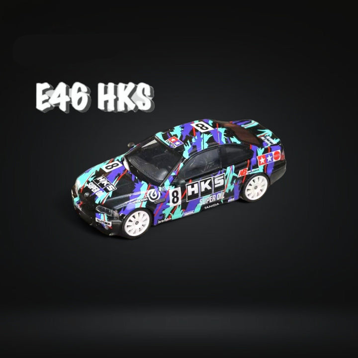 BMW E46 M3 HKS Livery 1:64 Diecast by SW