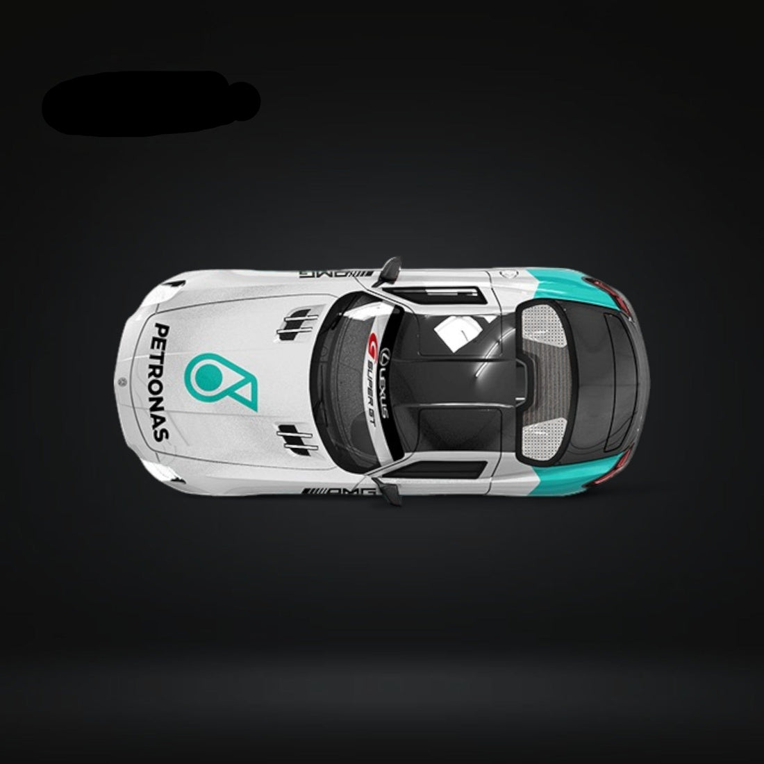 Mercedes Benz SLS Petronas Livery Figure Version 1:64 TM643319-1 by TimeMicro 2