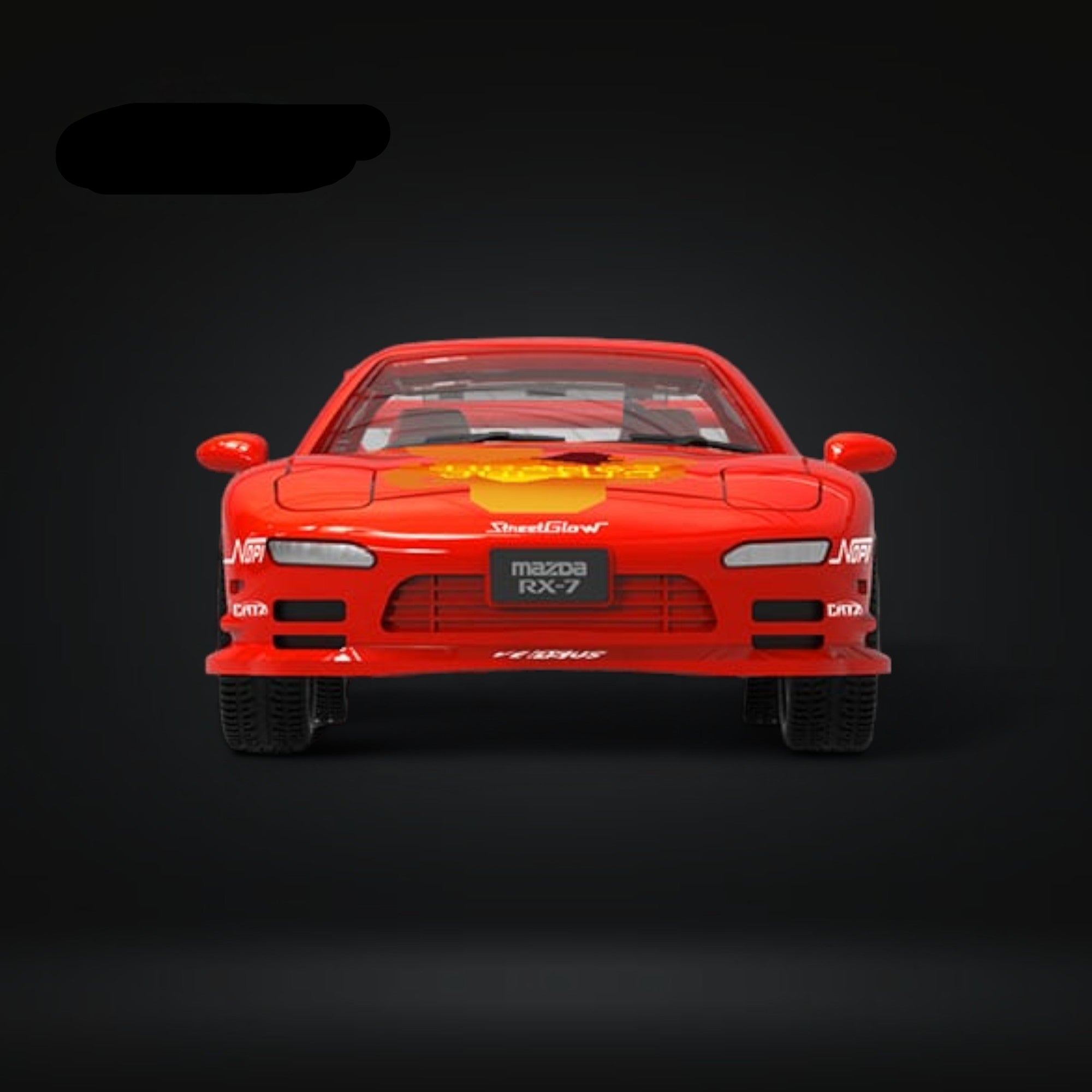Mazda RX-7 Red FNF Figure Version 1:64 by Mini Station - 3