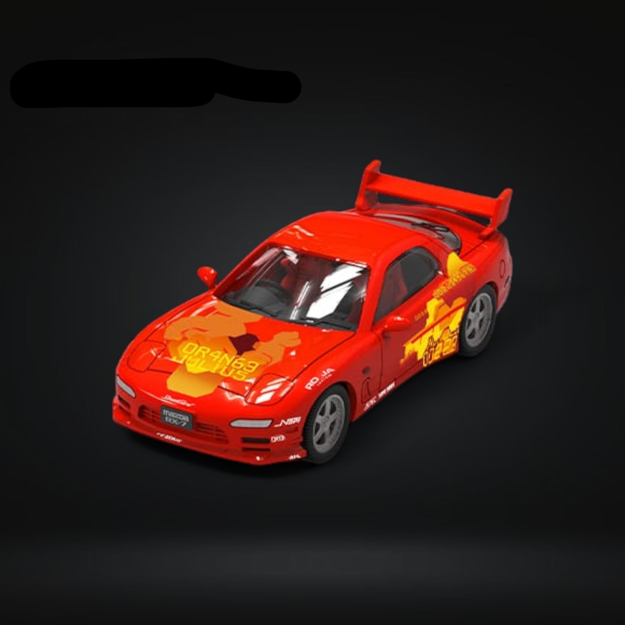 Mazda RX-7 Red FNF Figure Version 1:64 by Mini Station - 5