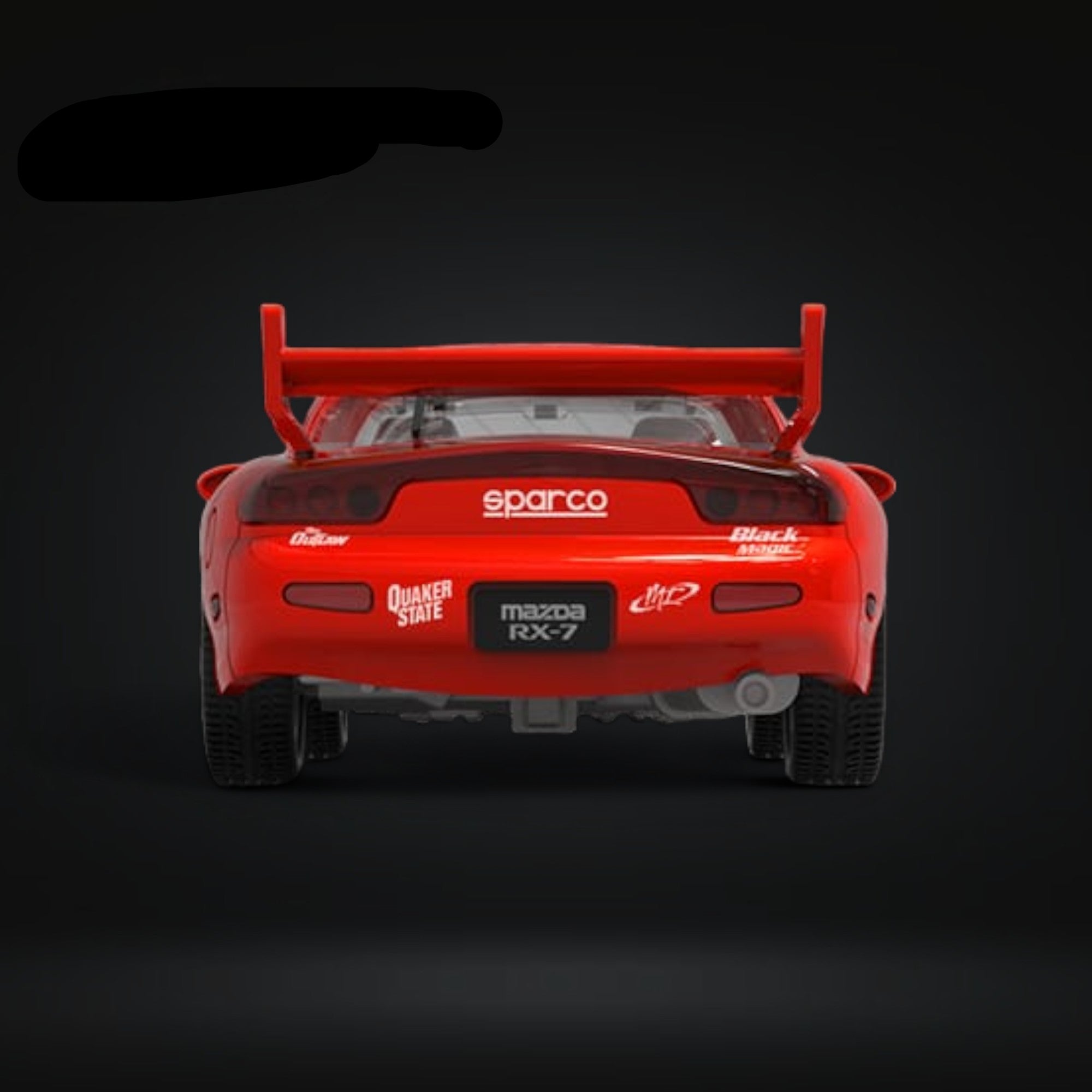 Mazda RX-7 Red FNF Figure Version 1:64 by Mini Station - 6