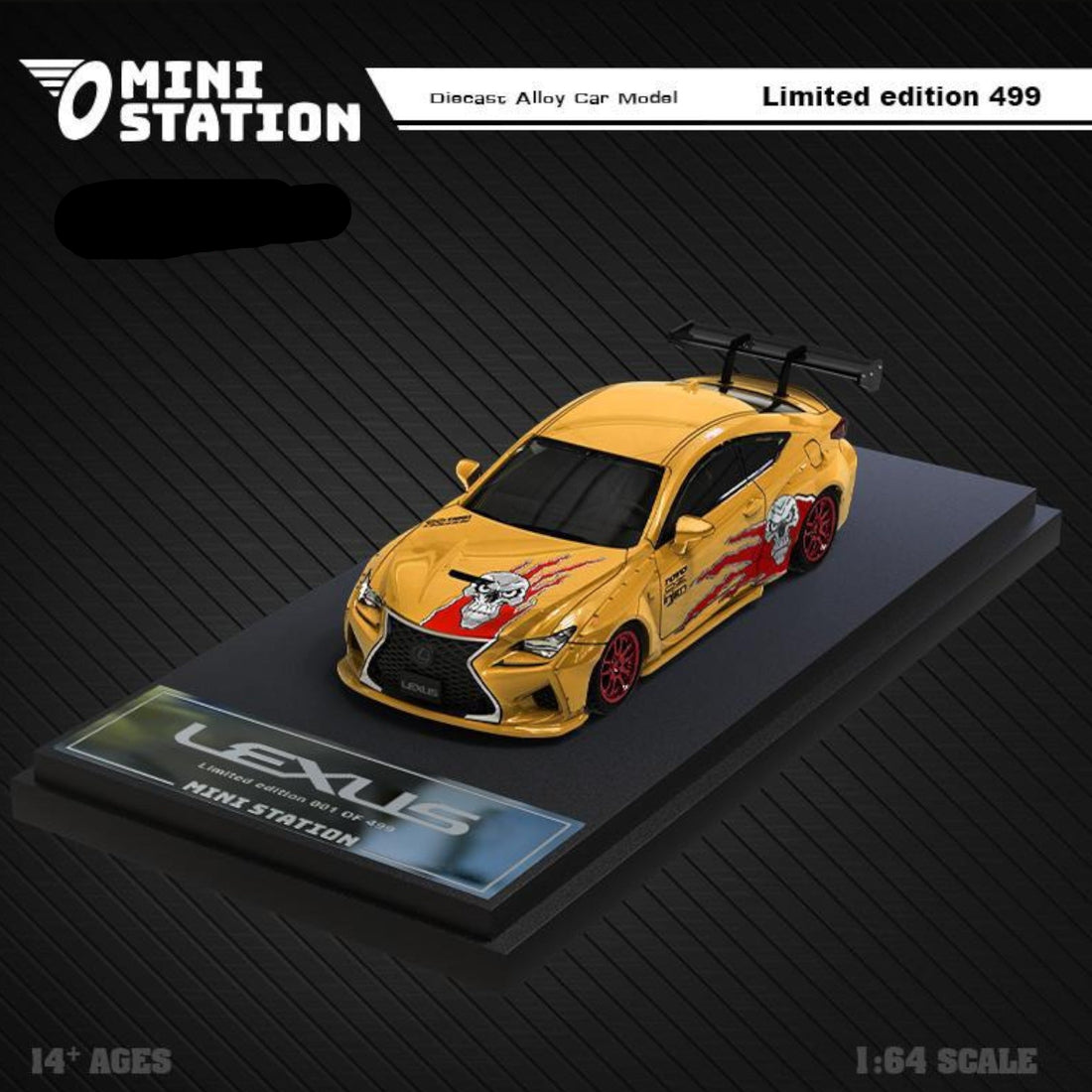 Lexus IS 300 F Sport NFS Black List #14 Livery Ordinary Version 1:64 by Mini Station 3