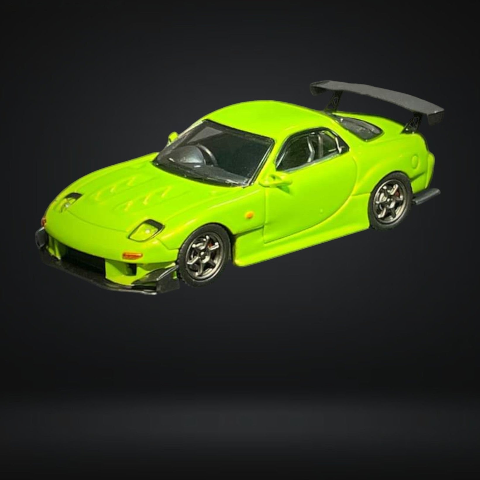 Mazda FD3S RX-7 in Apple Green 1:64 by 123 Hobby