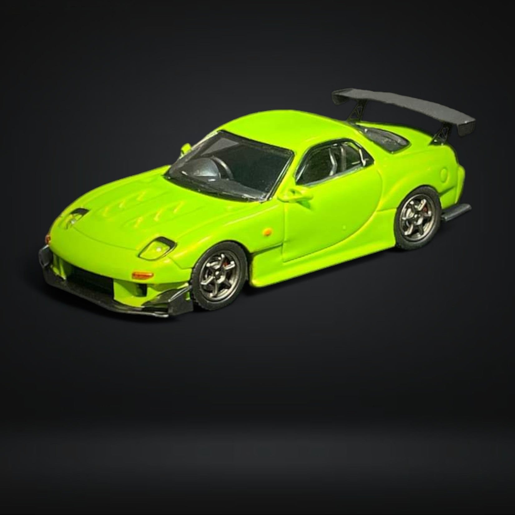 Mazda FD3S RX-7 in Apple Green 1:64 by 123 Hobby 2
