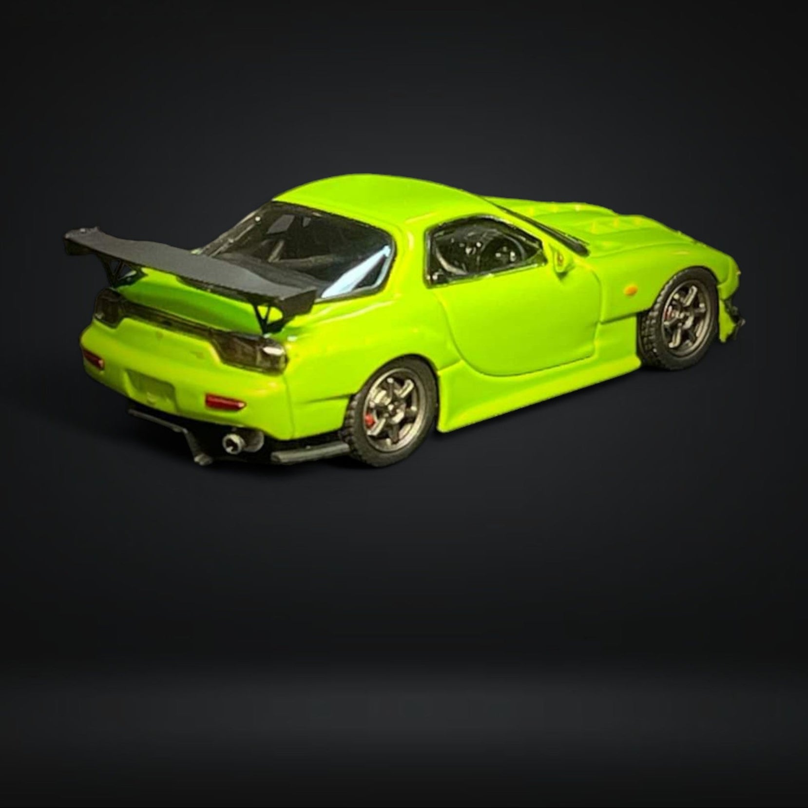 Mazda FD3S RX-7 in Apple Green 1:64 by 123 Hobby 3
