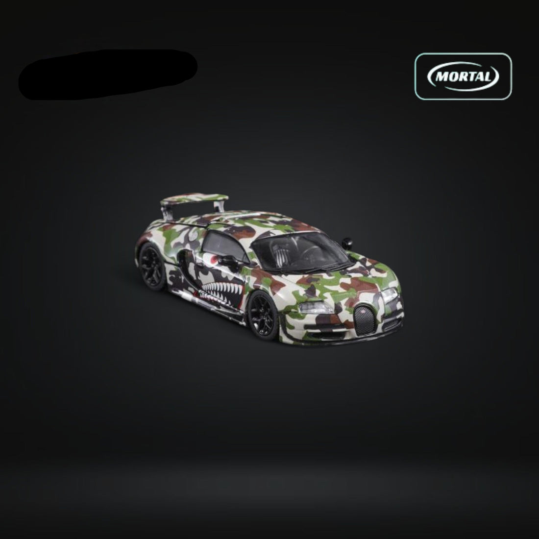 Bugatti Veyron in Camouflage Livery Diecast 1:64 by Mortal