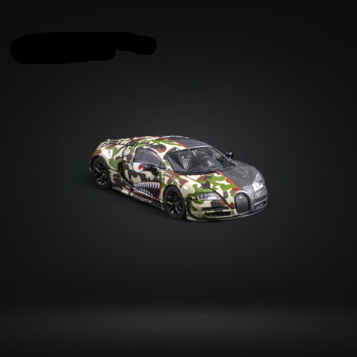 Bugatti Veyron in Semi-Camouflage Livery Diecast 1:64 by Mortal 2