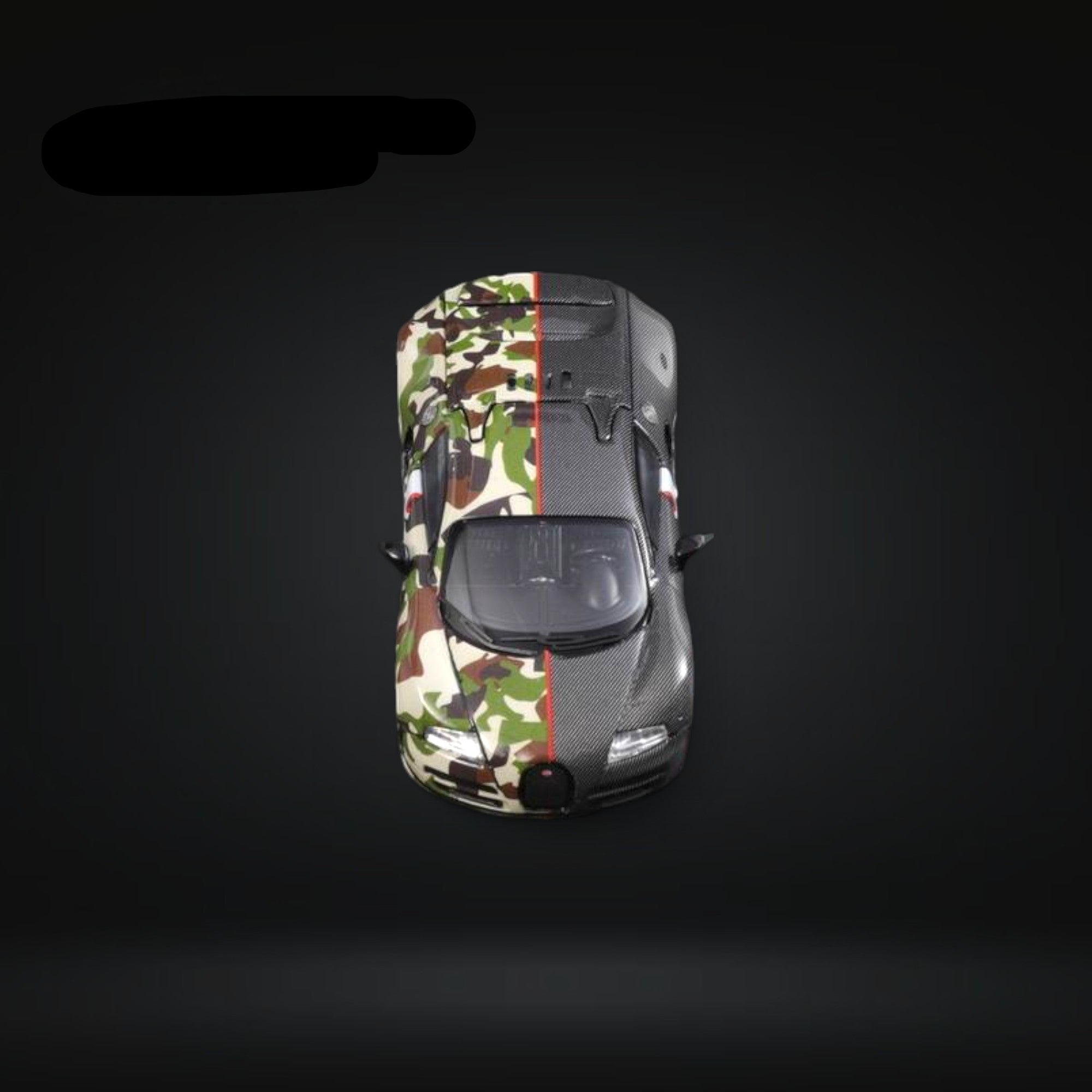 日本に Semi-Camouflage in Veyron Bugatti Livery by 1:64 Diecast ミニカー
