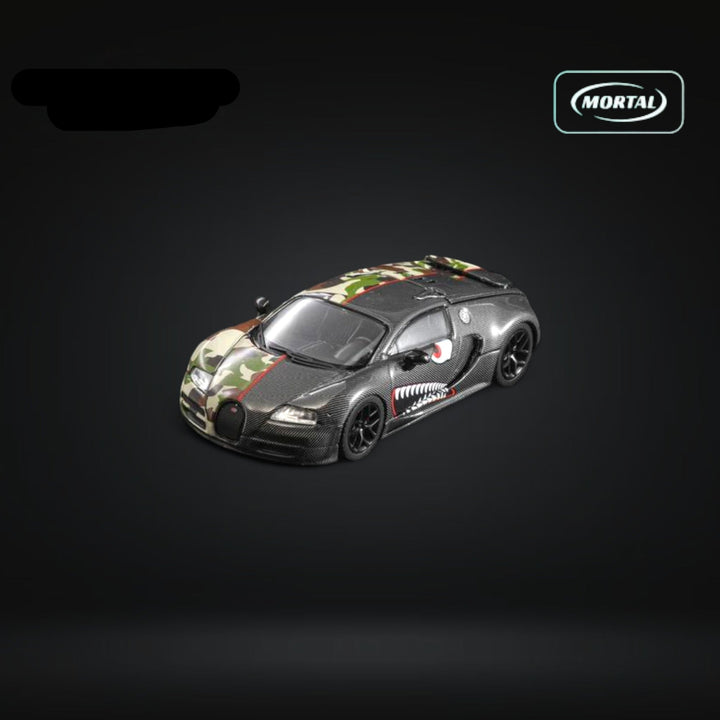 Bugatti Veyron in Semi-Camouflage Livery Diecast 1:64 by Mortal