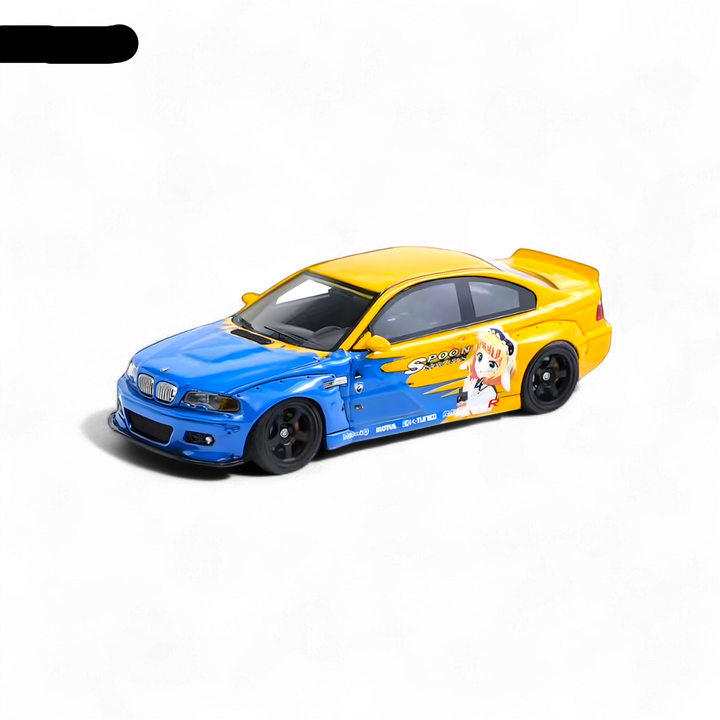 BMW M3 E46 Widebody Pandem in Spoon Sports Resin 1:64 by FLAME