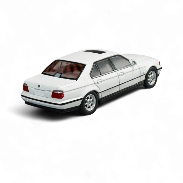 BMW E38 740iL 7-Series in White 1:64 by DCM  2