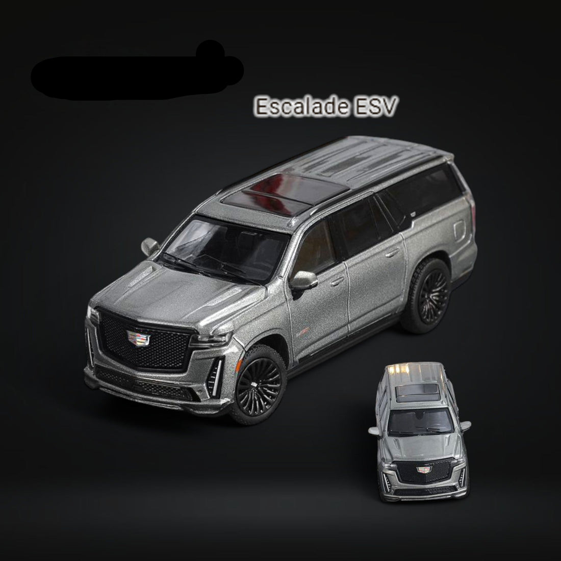 Cadillac Escalade ESV in Dark Grey 1:64 KS-057-470 by Shadow Pro