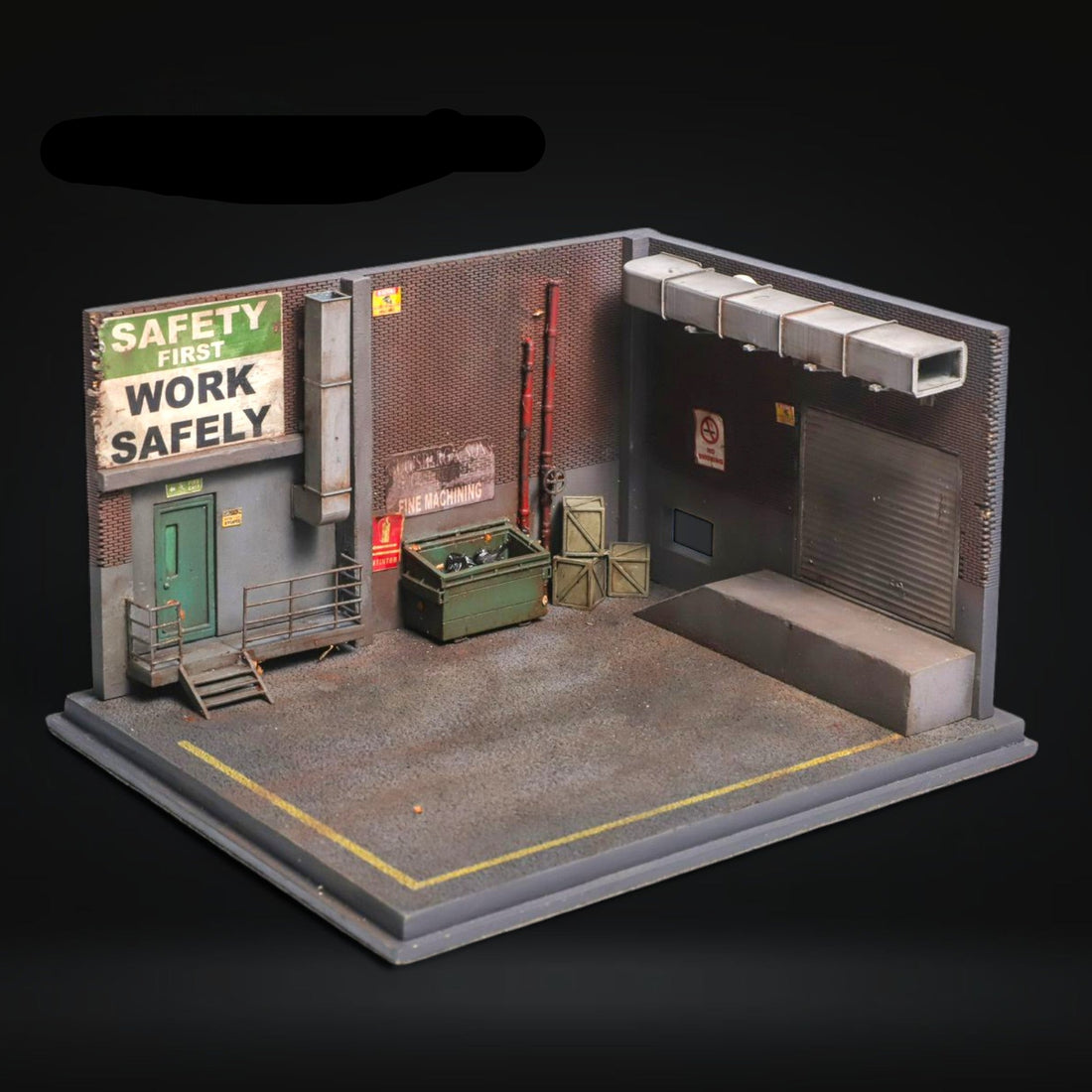 Parking Simulation Car Scene With Display Case V3 1:64 by Model Art & Liberty64 