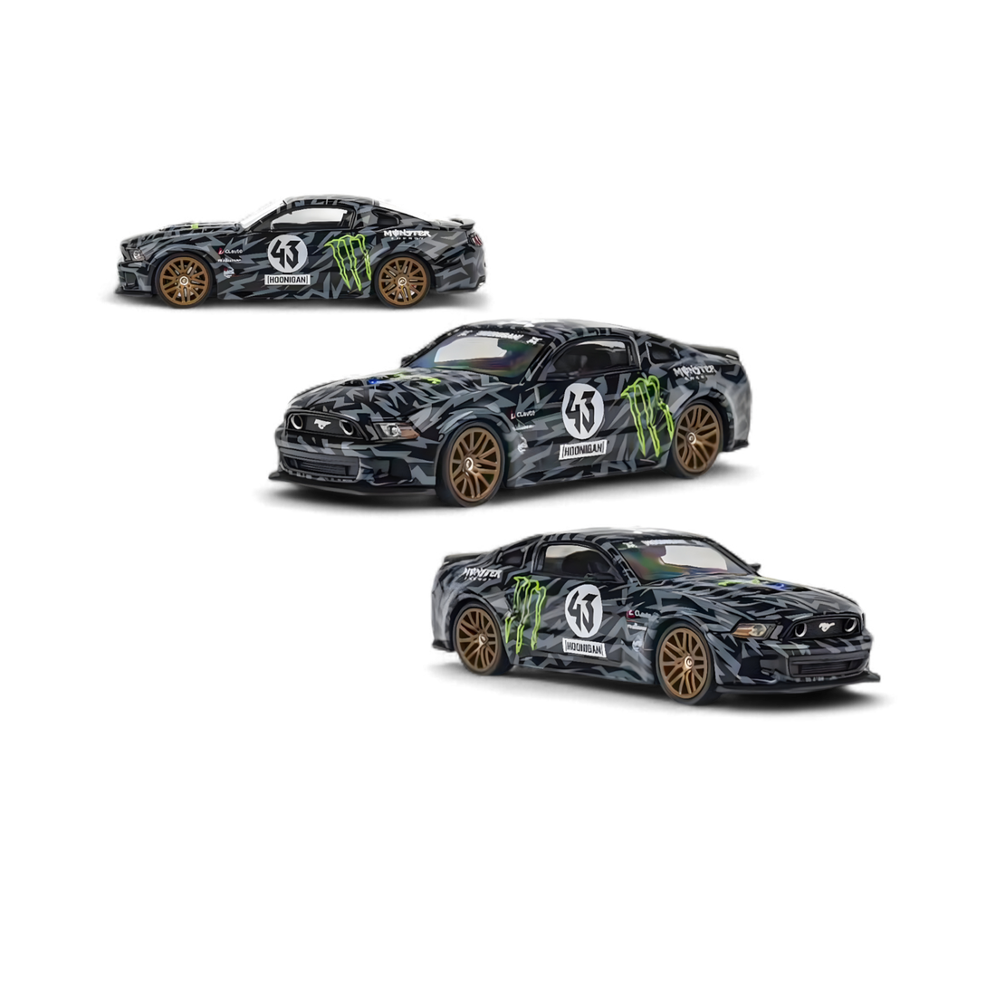 Ford Mustang 2014 GT 5.0 Monster Livery 1:64 by GDO Hunter x DCM